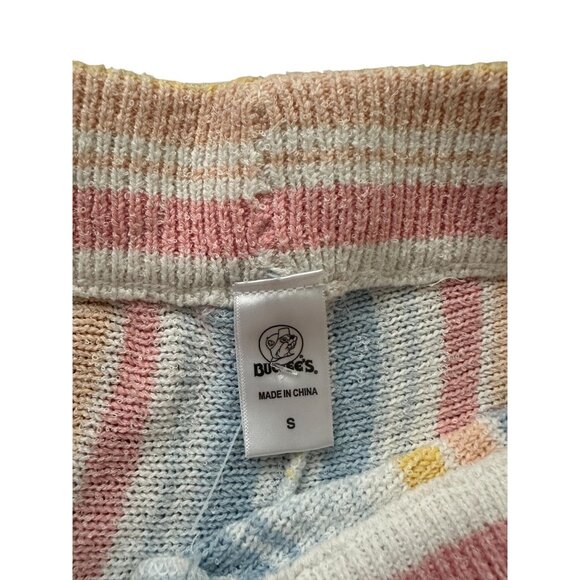 BUCEES Women's Knit Striped Shorts Size Small - Picture 4 of 6